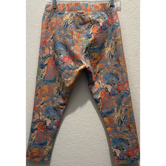Soft Surroundings Colorful Cropped Leggings Size Small - Picture 2 of 3